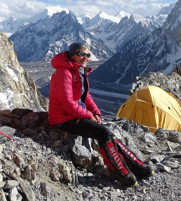 Monika Witkowska w bazie pod K2